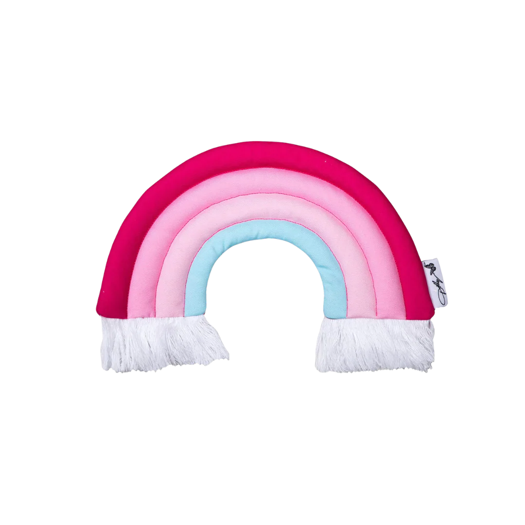 Doggy Parton Pink Rainbow Fringe Toy - Image 2